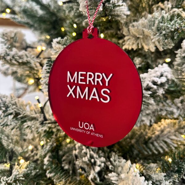 Red UOA Christmas Ornament